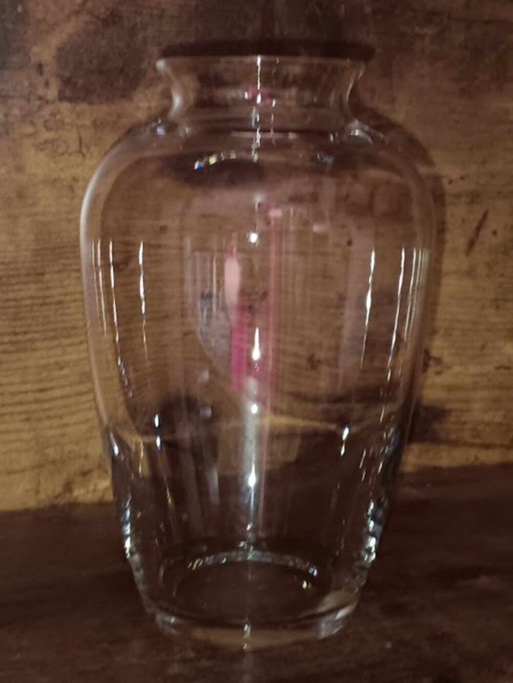 Small Clear Glass Vase